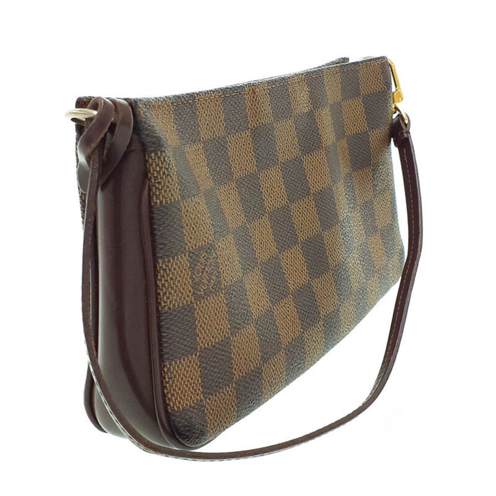 Louis Vuitton Damier Brown Pouch Ebene Accessory Navona